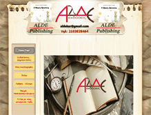 Tablet Screenshot of alde.com.gr
