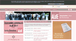 Desktop Screenshot of alde.es